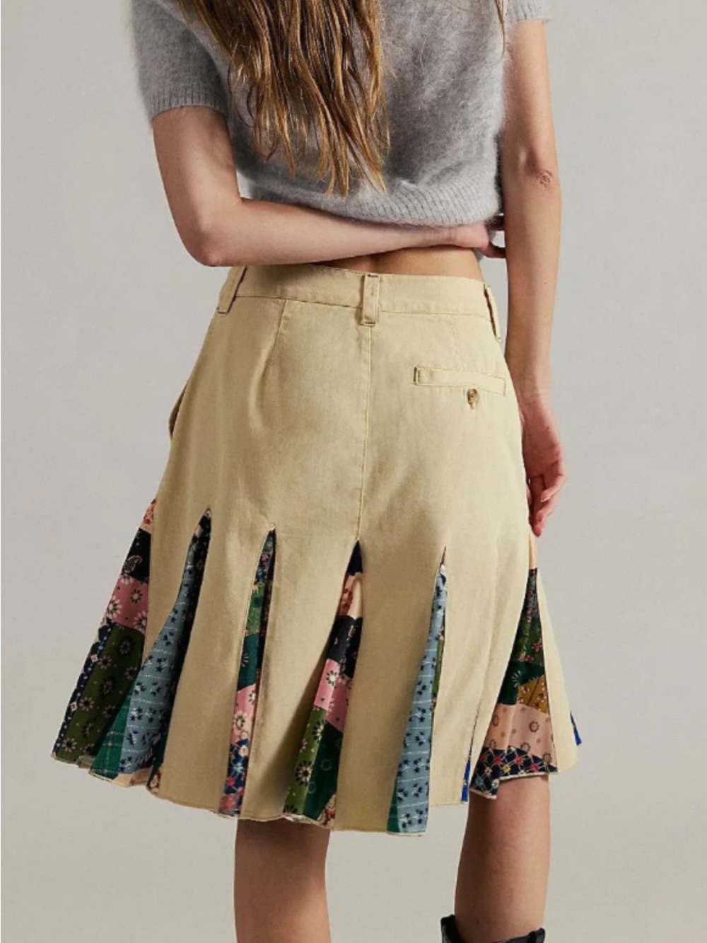 Free people scarf skirt